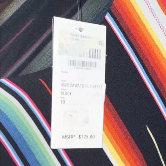 NWT Lauren Ralph Lauren Blanket Stripe Southwestern Dress-Western Aztec-10 - Picture 10 of 10